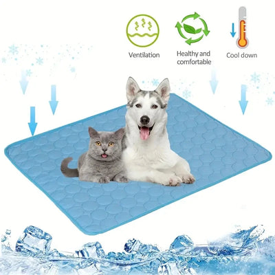 Tappetino Refrigerante per Cani Letto Freddo Estivo per Animali Domestici Extra Large Per Cani Piccoli e Grandi Accessori per Animali Coperta Resistente Divano Tappetino Ghiaccio per Gatti Coperta