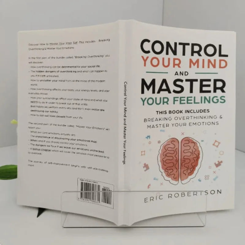 Control Your Mind and Master Your Feelings By Eric Robertson Breaking Overthinking & Master Your Emotions Book in English