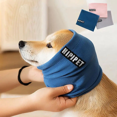 Paraorecchie per toelettatura cani, morbidi, caldi, insonorizzati, paraorecchie per animali domestici, copriorecchie in tessuto, cappello per toelettatura, bagno, asciugatura, manica per animali domestici