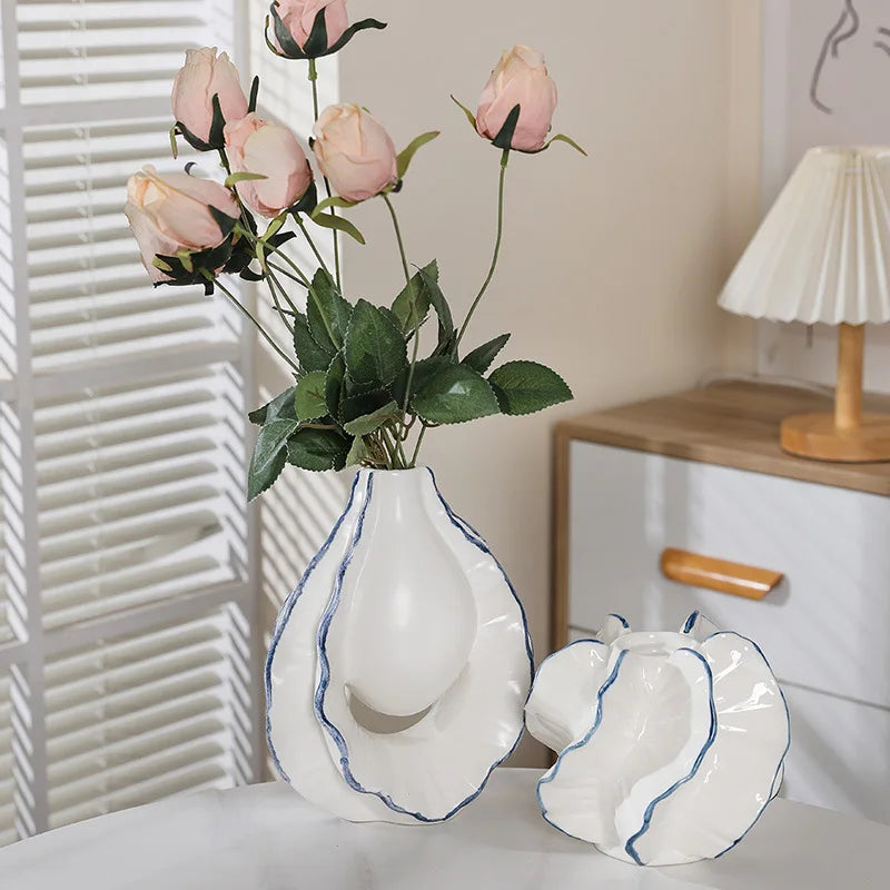 Yangtao Decorative Ceramic Vase, Hydroponic Vase, Flower Arrangement, Simulated Fruit Vase, Living Room Decorative Handicraft