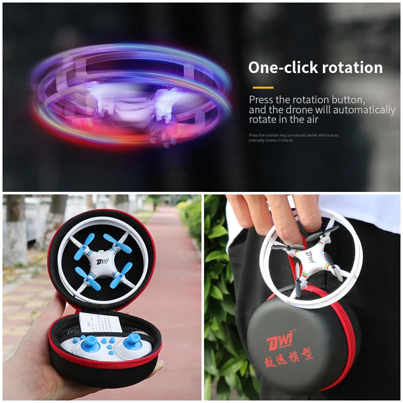 DWI D1 Dron 2.4 G Mini Remote Control drone handled Aircraft New Children's Toy Micro Aircraft Fixed Height Quadcopter toy gifts