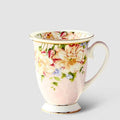 High Quality Ivory Porcelain Elegant Coffee Cup,Ceramic Mugs Luxury British Style Afternoon Tea Cup,office mug