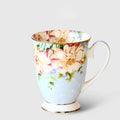 High Quality Ivory Porcelain Elegant Coffee Cup,Ceramic Mugs Luxury British Style Afternoon Tea Cup,office mug