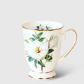 High Quality Ivory Porcelain Elegant Coffee Cup,Ceramic Mugs Luxury British Style Afternoon Tea Cup,office mug