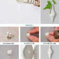 1Pc Amagogo Modern White Ceramic Sea Shell Conch Flower Vase Wall Hanging Home Decor