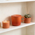 High-value stoneware mug with lid, multi-color optional, non-slip bottom, household coffee cup water cup