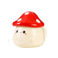Mushroom Ceramic Mug with Lid Creative Couple's Cup Latte Mug Milk Cup Oat Cup Breakfast Cups Home Drinking Cups Tea Cups