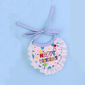 1 Pc Pet Birthday Hat Bib Set Cute Pet Party Costume For Small Medium Large Dogs Cats Pet Birthday Photo Prop