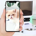 5L Double Bowls Smart Automatic Cat Feeder With Camera Cat Dry Food Video Dispenser Pet Smart Voice Recorder Auto Feeder For Dog