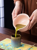 2pcs 500ml multi-style threaded ceramic matcha bowl, tea set, matcha making, dessert pastry making, tea making tools, easy to ca