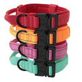 Lighter Aviation Aluminum Metal Buckle Dog Collar Adjustable Nylon Heavy Duty Tactical Training Dog Collar With Handle