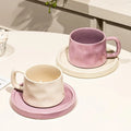 Ceramic Mugs Cute Coffee Cups and Saucers Creative Exquisite Afternoon teacup Breakfast Milk Mug Girl Gift Coffee Cup Water cups