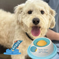 Funny Interactive Pet Lick Promotes Dental Health Self-Soothing Snack Bowl Training Yogurt Licking Plate for Dogs Cats