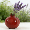 Creative Ceramic Vase Pomegranate Shaped Vase Home Office Table Decoration Crafts for Grow Plant Insert Artificial Flower Holder