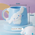Hello Kitty Ceramic Mugs Sanrio Cinnamoroll My Melody Ceramic Coffee Cup Cartoon Breakfast Milk Water Cup Couple Drinkware Gift