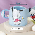 Hello Kitty Ceramic Mugs Sanrio Cinnamoroll My Melody Ceramic Coffee Cup Cartoon Breakfast Milk Water Cup Couple Drinkware Gift