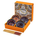 Bohemian Ceramic Tableware Household Gift Blue and White Porcelain Chopsticks Bowl Set Gift Box Packing