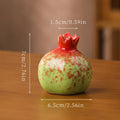Orange Lemon Vase Fruit Shaped Desktop Decorations Ceramic Vase Flower Arrangement Hydroponic Plants Flower Pot Ornament Crafts