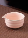2pcs 500ml multi-style threaded ceramic matcha bowl, tea set, matcha making, dessert pastry making, tea making tools, easy to ca
