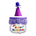 Pet Cat Dog Birthday Outfit - Birthday Hat and Bib Set,Cute Birthday Scarf Bib & Party Hat Adjustable Pet Birthday Supplies
