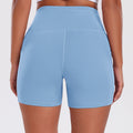 1PCS Women Shorts with Pockets Tummy Control Butt Lifting Cycling Tights Stretchy Slim Sports Shorts Summer Casual Wear