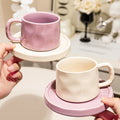 Ceramic Mugs Cute Coffee Cups and Saucers Creative Exquisite Afternoon teacup Breakfast Milk Mug Girl Gift Coffee Cup Water cups