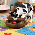 Magic Organ Cat Scratcher Round Corrugated Scratch Board Grinding Claw Toy Scratching Post for Cats Kitten Accessories With Ball