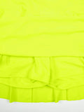 CHRLEISURE Womens Tennis Skirt with Pockets Crossover High Waisted Athletic Golf Skorts Running Workout Skirts 2 in 1
