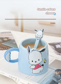 Hello Kitty Ceramic Mugs Sanrio Cinnamoroll My Melody Ceramic Coffee Cup Cartoon Breakfast Milk Water Cup Couple Drinkware Gift