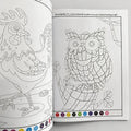 Children's Fun Coloring Book,  48 Pages with Colorful Pages and Number Instructions, Interactive Activity Coloring Book