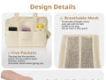 Portable Mesh Pet Carrier Shoulder Bag for Cats Small Dogs, Lightweight Soft-Sided Outdoor Travel Bag