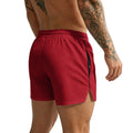 Men's new breathable mesh quick-drying sports shorts with a drawstring waistband, suitable for casual and fashionable sports wea
