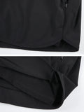 CHRLEISURE Women's Running Shorts with Zipper Pockets Quick-Dry Gym Shorts with Liner Elastic Waist Band Athletic Shorts