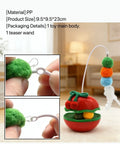 Roly-Poly Toy Tumbler Cat Toys Catnip Feather Teaser Wand Rotating Turntable Interactive Kitten Chew Toy Pet Supplies