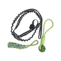 Spring Pole Dog Rope Toys, Dog Interactive Tether Tug of War Toy, Indoor/Outdoor Bungee Hanging Dogs Toy