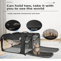Wakytu two-in-one foldable cat center Transport box. Cat car transportation. Two cat and dog double pet transportation bags