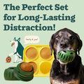 Interactive Dog Toys Mental Stimulation Silicone Treat Molds Healthy Pupsicle Enrichment Frozen Summer Cooler Chew Resistant