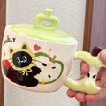 Ceramic Mug High-looking Cute High-temperature Resistant Student Dormitory Office Portable Water Cup