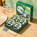 Bohemian Ceramic Tableware Household Gift Blue and White Porcelain Chopsticks Bowl Set Gift Box Packing