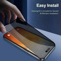 1-5PCS Anti-Spy Glass for iPhone 15 14 13 12 11 16 17 Pro Max Mini X XS XR 7 8 6 Plus Privacy Screen Protector For iPhone 17