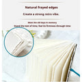 Potentate Deckled Edge Sketchbook 300g Drawing Paper 24Sheet Cold Pressed Texture Sketch Pad Watercolor Notebook for Art Student