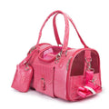 Portable Dogs carrier Pet Cat Shoulder Handbag Car Seat Control Nonslip Dog Carriers Safe Small Dog Leather carrier Chihuahua