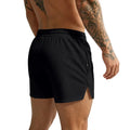 Men's new breathable mesh quick-drying sports shorts with a drawstring waistband, suitable for casual and fashionable sports wea