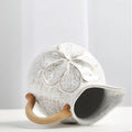 Contrast color with handle ceramic vase American country retro home desktop hydroponic flower decoration