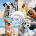 Pet Cooling Ice Scarf Cool Ice Breathable Towel Heatstroke Dogs Cats Ice Collar Cat Adjustable Collar Bib Pet Supplies