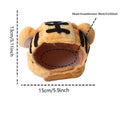 1PC Cute Tiger Fruit Cat Plush Hat Cat Puppy Cosplay Costume Pet Accessories Adjustable Comfortable Warm Headdress Pet Headwear