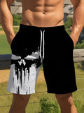 Summer Coconut Tree Pattern Swim Trunks for Men Fashion Beach Vacation 3D Printed Hawaiian Short Pants Loose Breathable Shorts