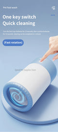Pet Foot Washing Machine Electric Pet Paw Cleaner Automatic Dog Quick Cleaner Pet Paw Portable Low Noise Waterproof Foot Cup