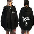 2026 My Chemical Romance MCR Dead Zipper Hoodie Black Parade Punk Emo Zip Up Sweatshirt Men Fashion Vintage Hip Hop Hoodies