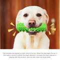 Hot Selling Squeaky Dog Toy Molar Stick Teeth Cleaning Serrated Dog Toothbrush Food Leaking Pet Supplies